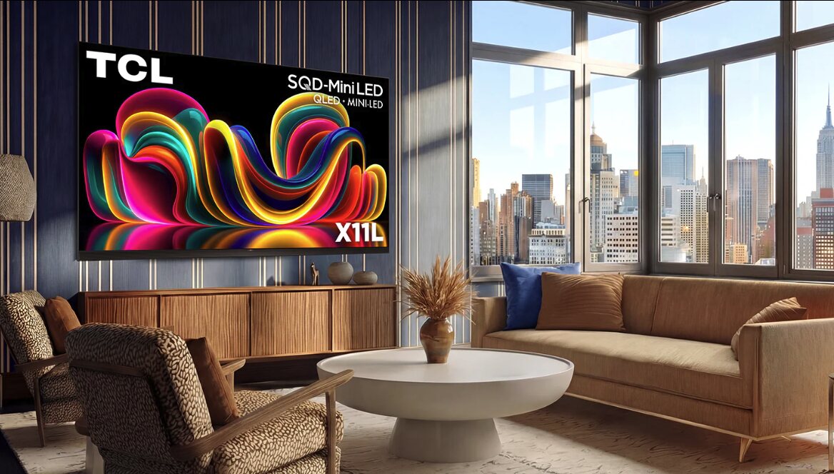 TCL QD-Mini LED in a premium city loft